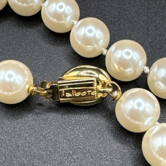 Vintage Talbots Faux Pearl Necklace 25" - Picture 5 of 6